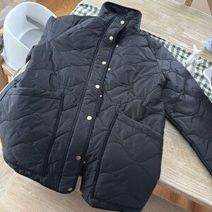 Quince Featherless Quilted Long Puffer Jacket - Large